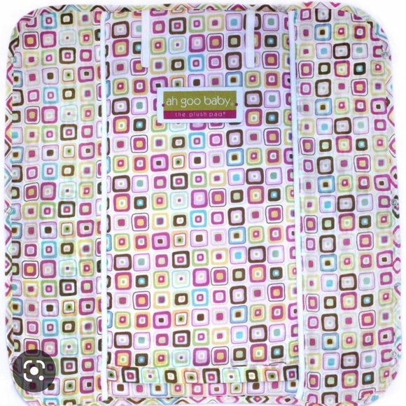 NEW Ah Goo Baby Plush Pad Memory Foam Portable (Gumdrop) - Picture 3 of 9